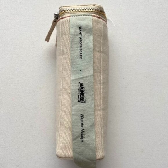 Want Apothecary X Haines Canvas Zip Case